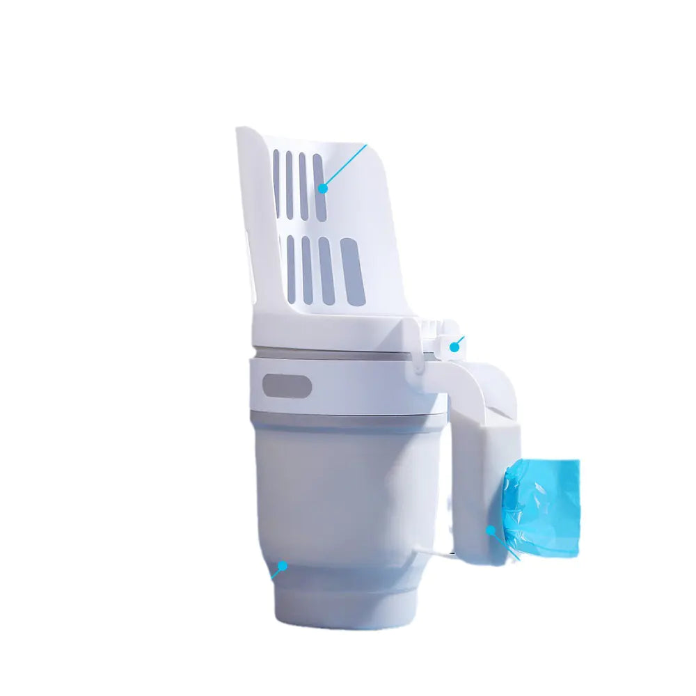 The PawSpruce Scoop — Litter Scoop with Built-In Waste Bin