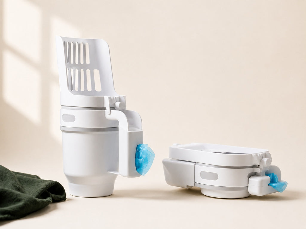 The PawSpruce Scoop — Litter Scoop with Built-In Waste Bin