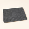 PawSpruce litter mat — gray honeycomb studio hero